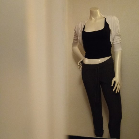 Off White Crop Cardigan - Picture 2 of 10